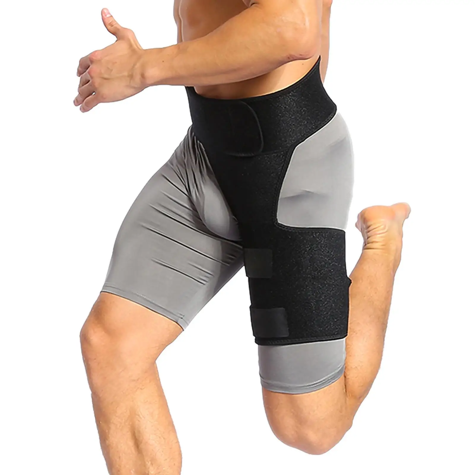

for hip Thigh Support Brace Adjustable Compression Strap for Sciatica Pain Relief Groin and Waist Support