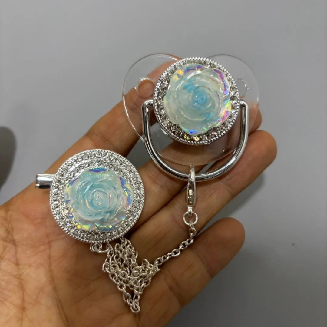 Newborn Baby Silicone Pacifier with Dust Cover and Soother Clip Shower Gift for Boys Girls Unisex Travel Lovely Daily chupetas