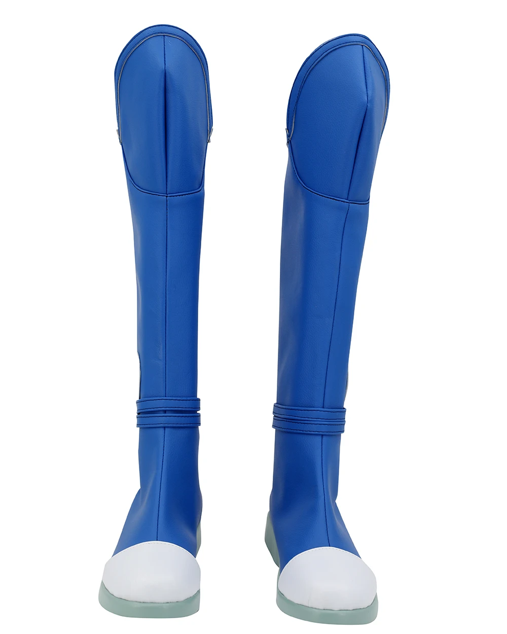 Custom Dragon Legends Charlotte Cosplay Shoes Blue Boots Any Size for Adults and Kids