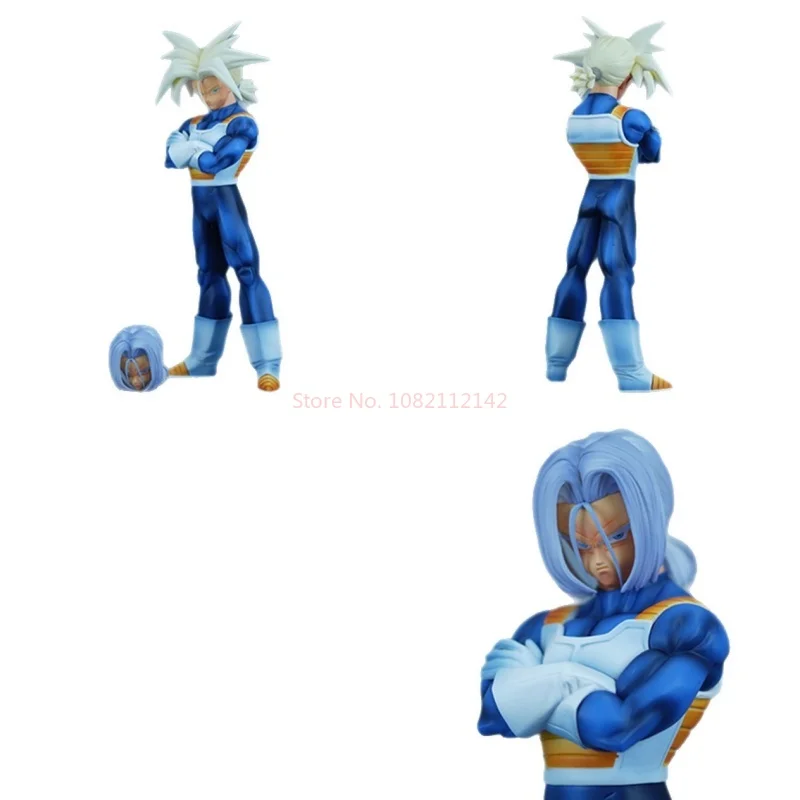 لعبة دراغون بول زد المستقبل جذوع Ssj أنيمي تمثال Lk بولي كلوريد الفينيل نموذج تحصيل عمل الشكل الدائمة تمثال لعب هدايا للأطفال
