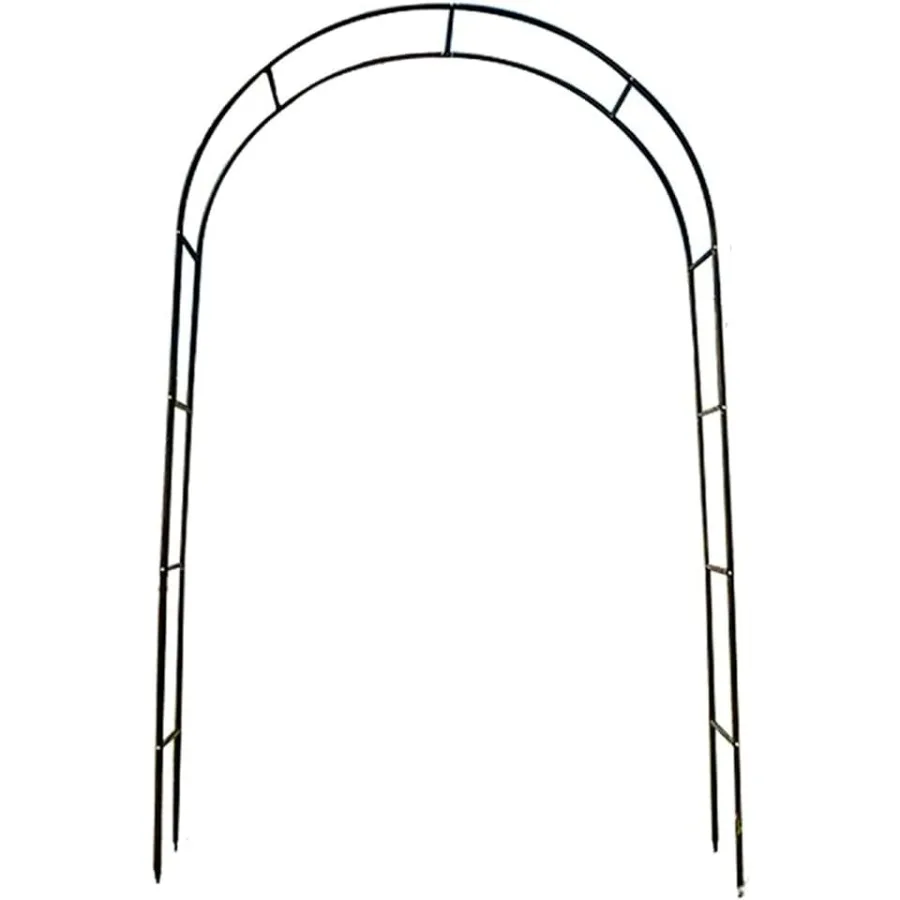 

Садовая арка Решетка для вьющихся растений Открытая металлическая решетка Свадебная арка Рамка собрать свободно 2 размера для роз и лоз Свадебная лоза