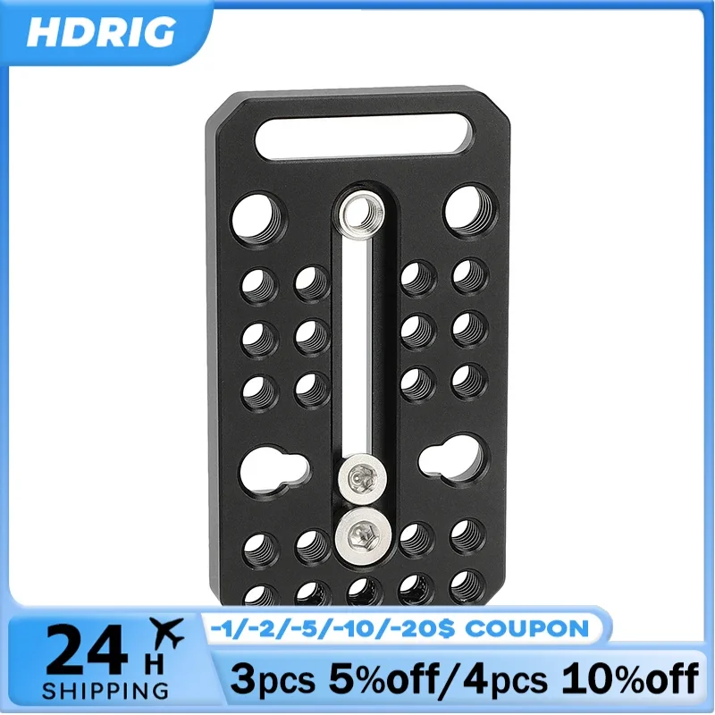 

HDRIG Multipurpose Cheese Plate Camera Rig Quick Release Baseplate For Sony Canon DSLR Camera Accessories