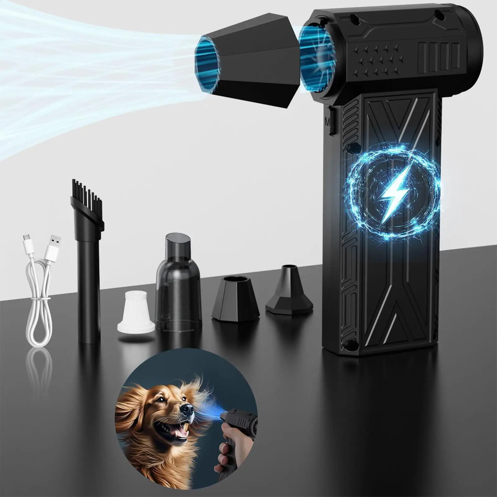 منفاخ حراري قابل للتعديل سرعة مجفف الهواء الأنظف شفط سيارة منفاخ الثلج لذوبان درب الحديقة الشتاء المنزل المرآب في الهواء الطلق