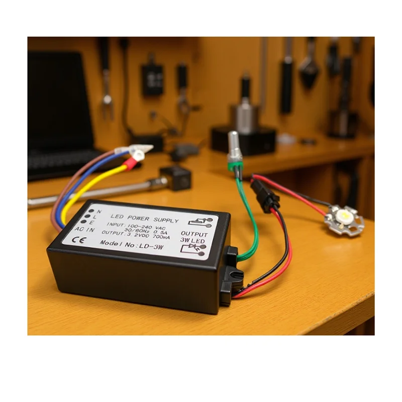 AT93-مصابيح مصدر الطاقة للمجهر المدمج في LED يعتم مصدر الطاقة لأدوات قياس الاختبار