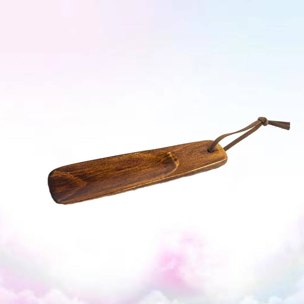 Solid Wood Shoehorn Long Handle Shoe Horn Tool For Elderly Men Women Durable Lightweight Wooden Shoe Lifter Long Shoehorn