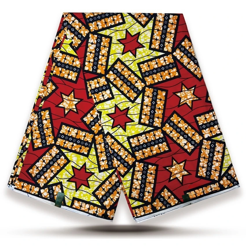 

Новейшая африканская ткань с принтом батика, 100% хлопок, высокое качество, африканская восковая одежда, 6 ярдов для праздничного платья, мягкая набедренная повязка