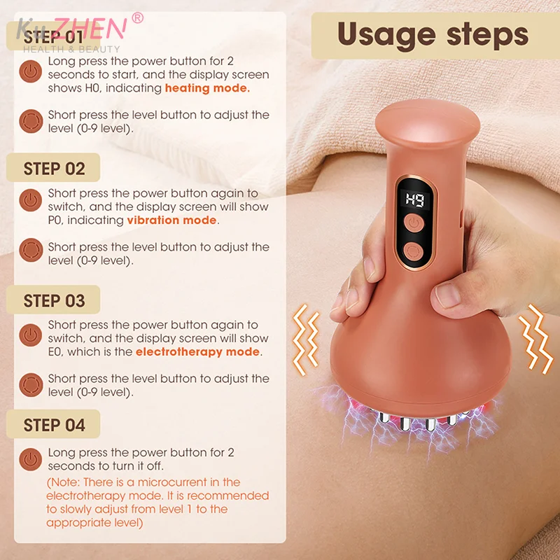 

Massage Tool,Cellulite Massager Electric Fat Remover With 9 Suction Modes,Rechargeable & Cordless,Intelligent Cupping Massager