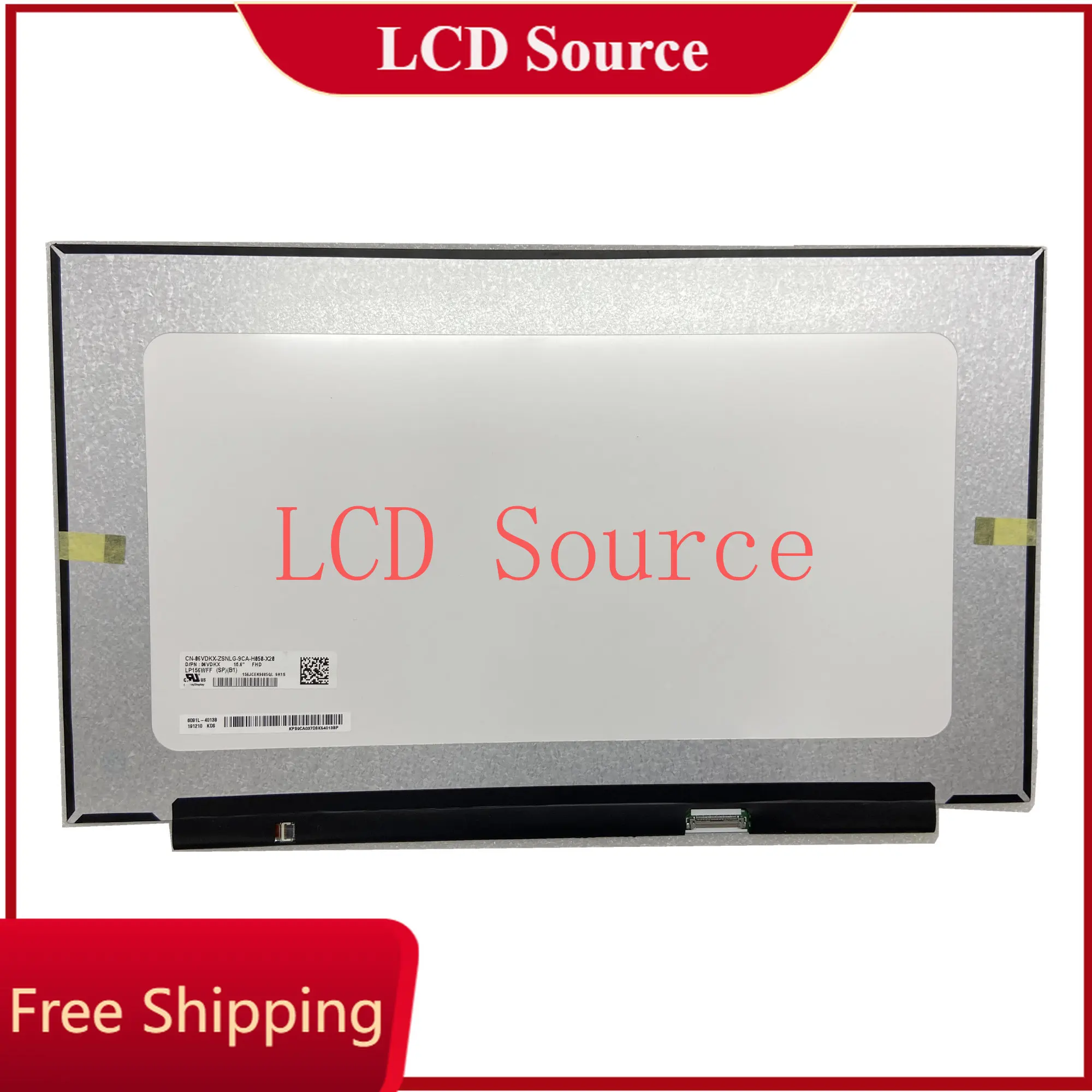 LP156WFF SPB1 LP156WFF-SPB1 fit LP156WFF-SPF1 72% 30 pin EDP IPS 15.6''Laptop LCD Screen Panel