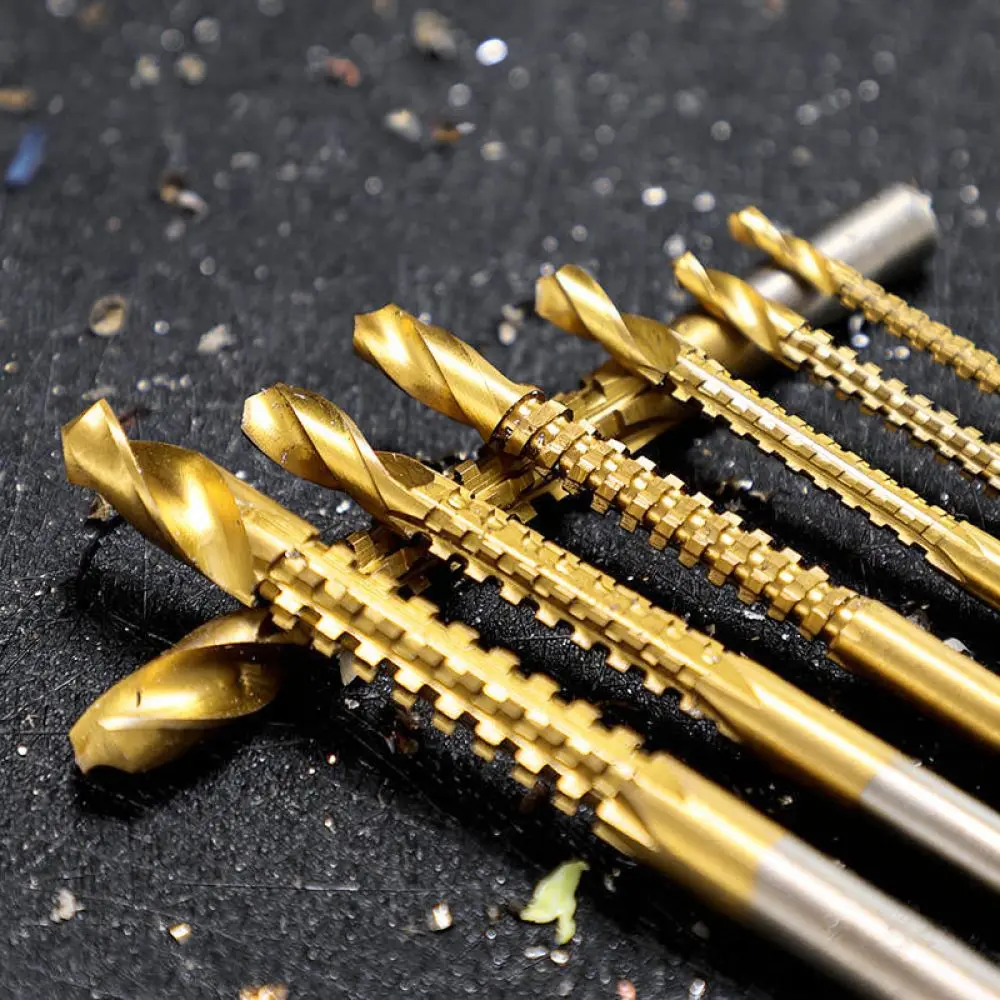 Titanium Coated Woodworking Drill Bit Set Sawing Cutter Tool For Wood Hole Opener Carpentry Drilling Accessories