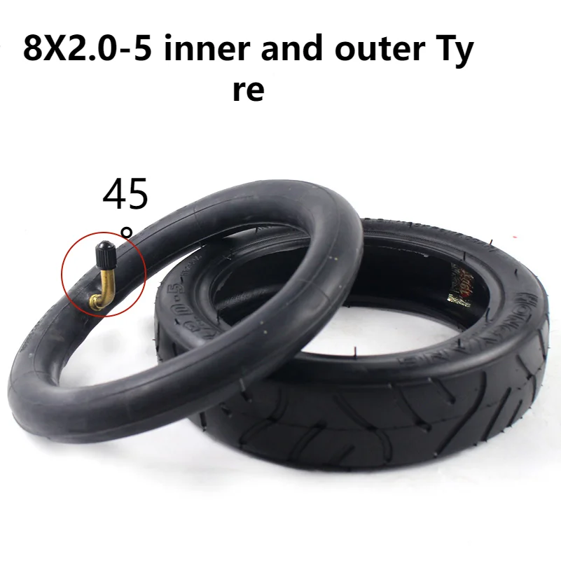 8X2.0-5 Inner Tube Tyre for Electric Scooter Baby Trolley 8 Inch Pneumatic Tire 8x2.00-5 Tires
