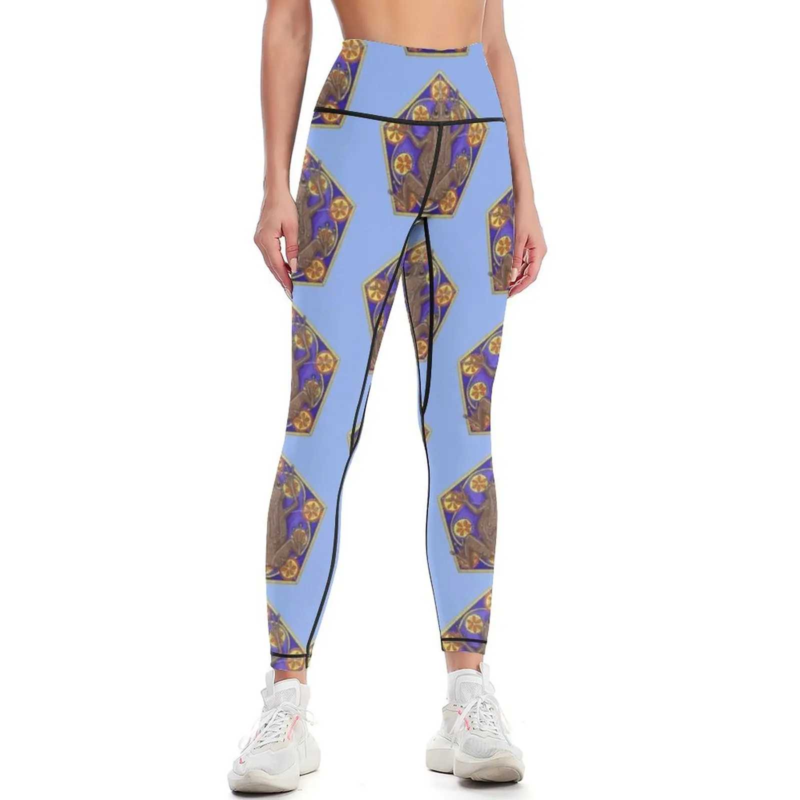 

Chocolate Frog Leggings Golf wear Women's gym exercise clothing for push up tights for Womens Leggings