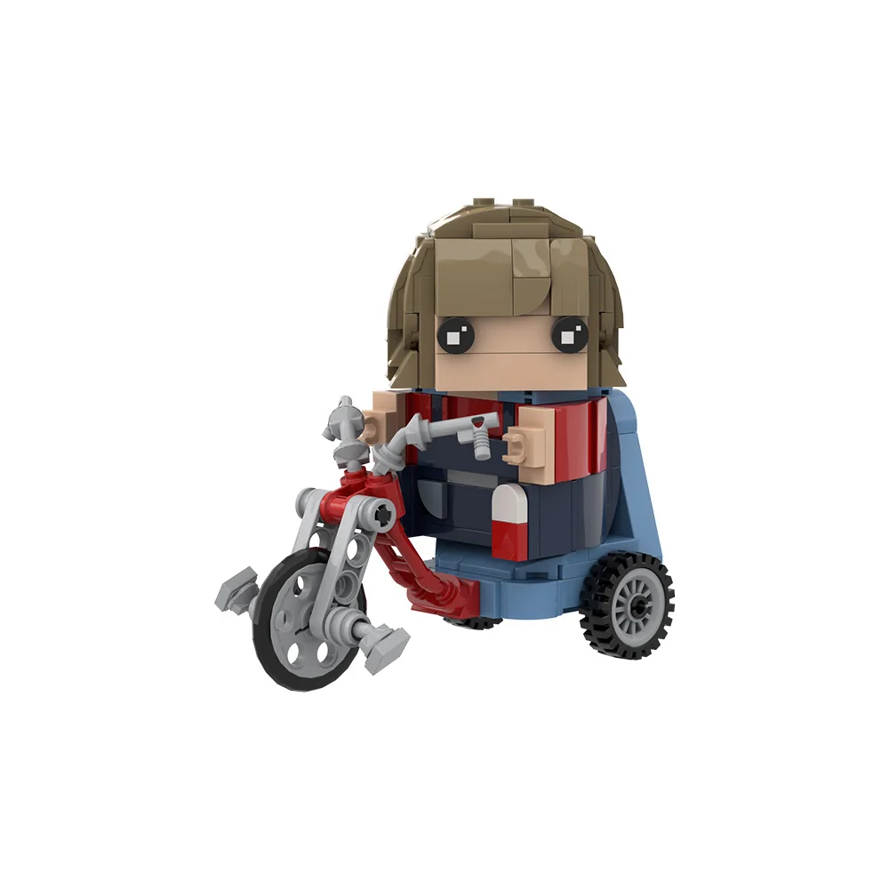 The Shining Danny Torrance Building Blocks Kit Classic Horror Movie Danny Big Wheel and Hexagonal Carpet Scene Toy Adult Gift - view 6