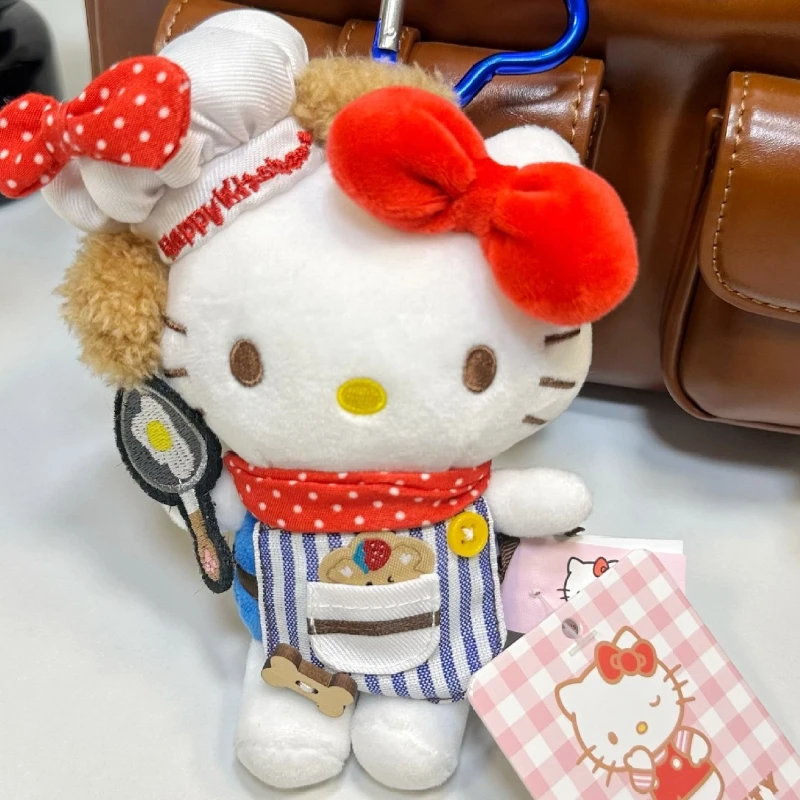Nouveau mignon chaton en peluche porte-clés pour filles sac à dos en peluche poupée pendentif voiture décoration pendentif Couple porte-clés cadeau de noël