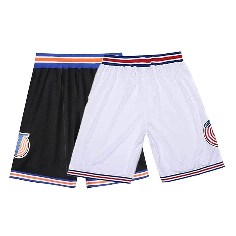 Space Jam Jersey película Tune Squad baloncesto deportes costura pantalones cortos disfraz Cosplay Coslin