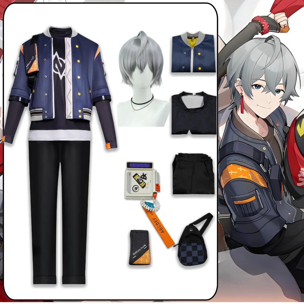 Wijze Cosplay Zenless Zone Zero Wise Cosplay Kostuum Vrouwen Man Uniform Outfit Zzz Wise Cos Pruik Halloween Kostuums