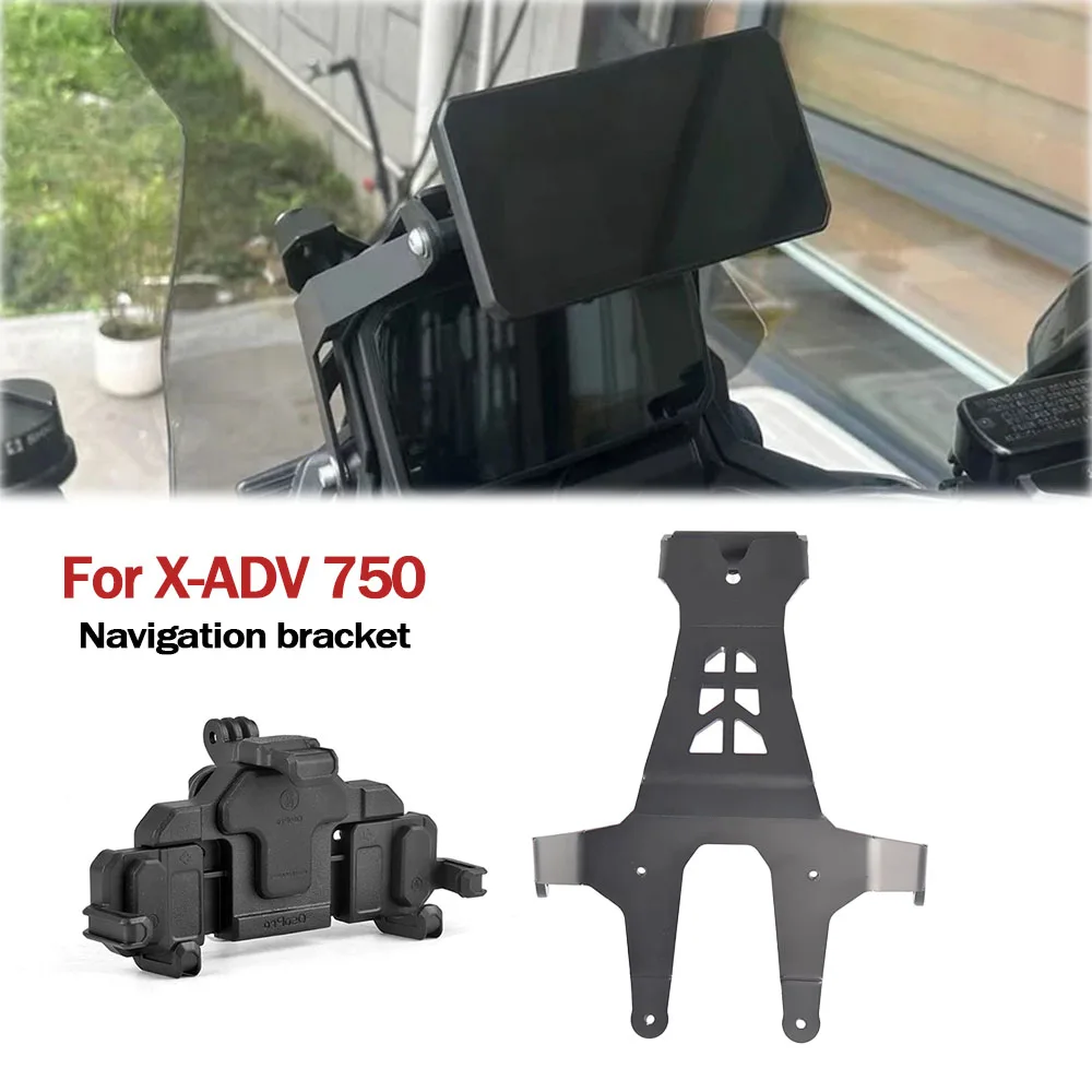 

New Motorcycle Accessories Mobile Phone Holder Stand GPS Navigation Plate Bracket 22MM For Honda XADV750 X-ADV 750 2021-2025