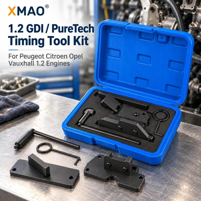 Engine Timing Tool Kit for Peugeot Citroen Opel Vauxhall 1.2 GDI PureTech 3 Cylinder Camshaft Flywheel Locking Repair Set