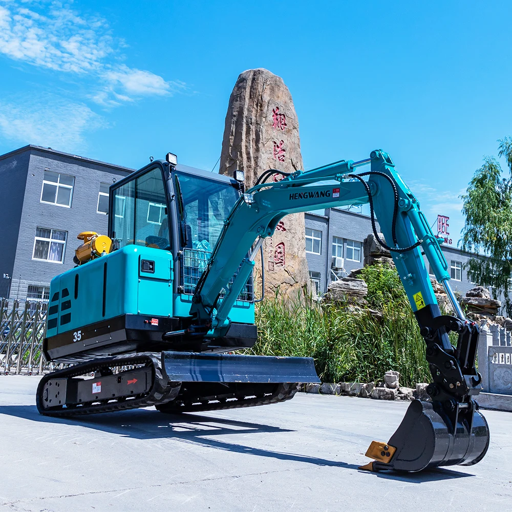 Factory Sale Small Excavator 1Ton 2 Ton 3.5 Ton Mini Digger Farm Multifunctional Mini Excavator Engineering Machine Customized