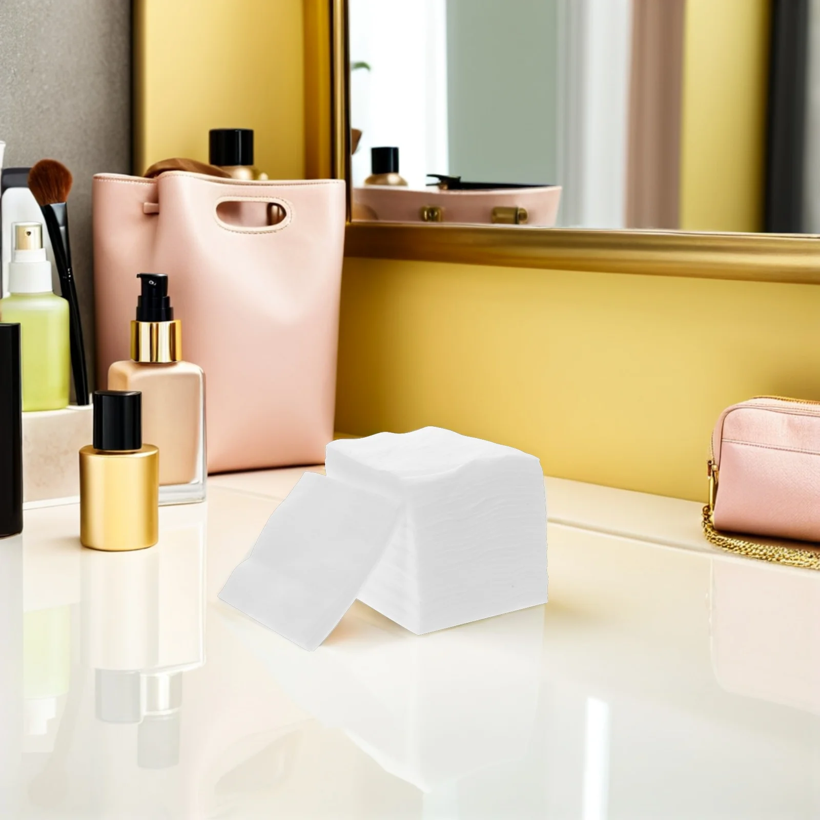 1 パック 250 グラム増粘純粋な綿パッドソフトフェイシャルメイク落としパッドトナーエッセンシャルオイル保湿スキンケアツール