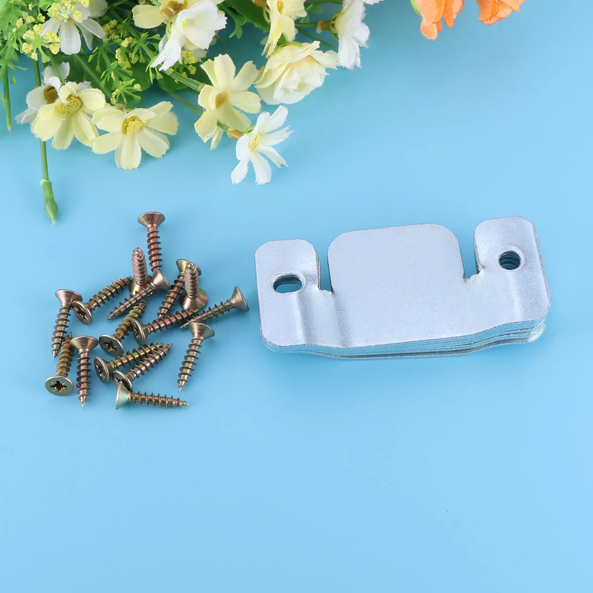 

8pcs Universal Heavy Duty Sofa Connector Metal Bracket For Wood Frame Easy Install Furniture Fastener Screws Included Sofa