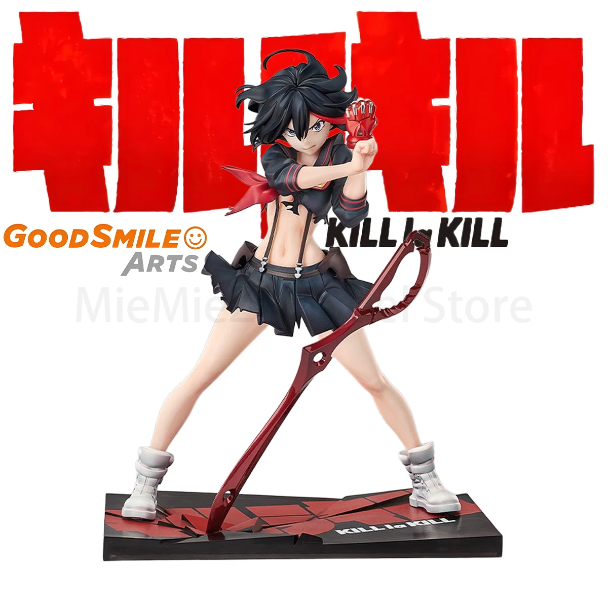 Original genuíno Good Smile Company pré-pintado Kill La Kill Matoi Ryuuko Senketsu Transformação Ver. Figura de anime do kit de garagem
