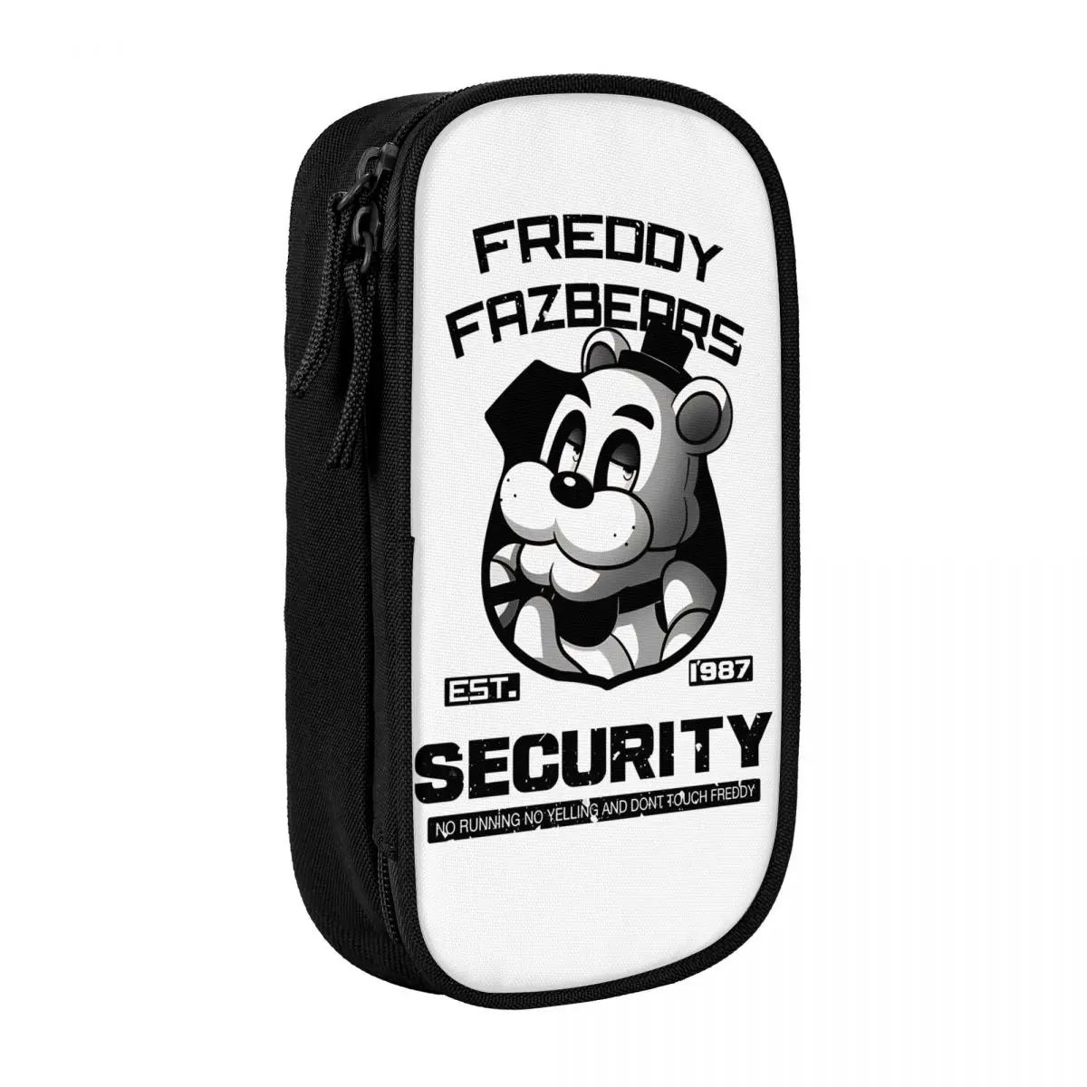 

FNAF Security BLACK AND WHITE Pencil Cases Pencil Pouch Pen Kids Big Capacity Bag Students School Gifts Stationery