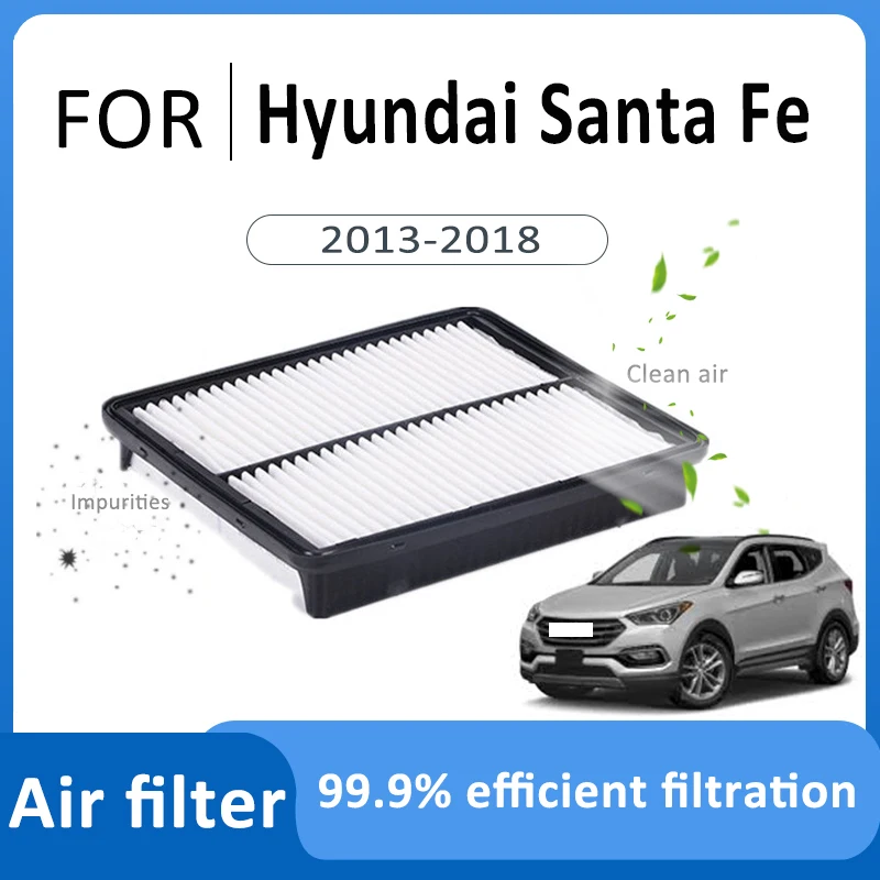 For Hyundai Santa Fe DM 2013 2014 2015 2016 2017 2018 28113-2W100 Air Filter Car High Flow Filter Intake Sport Filter Impurities