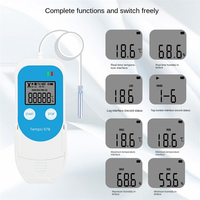 ABZZ-Tempu 07B Temperature/Humidity Recorder Digital USB Data Logger Thermometer Hygrometer For Refrigerator Storage