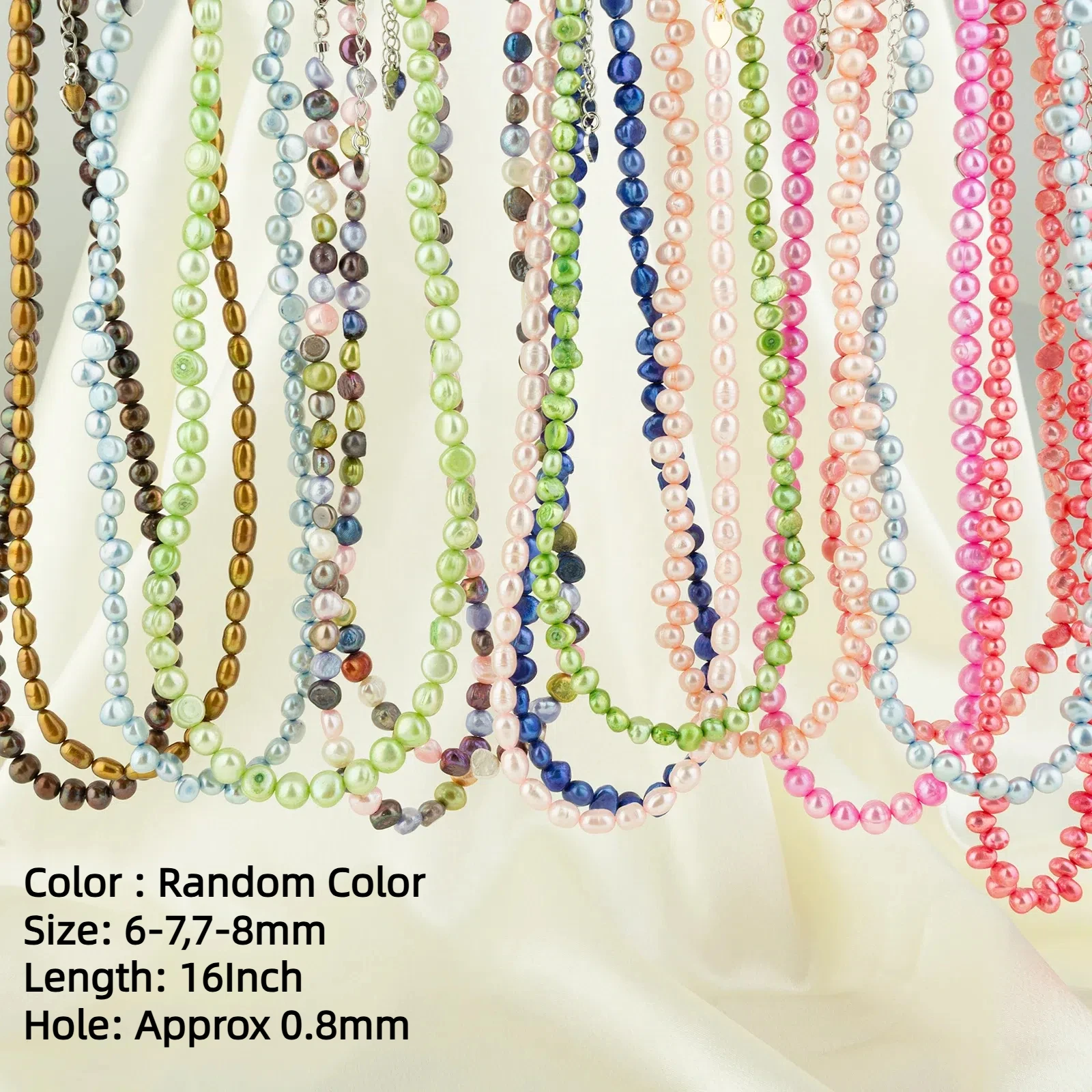 Many Colors Natural Baroque Freshwater Pearl Beads Loose Beads For Jewelry DIY Bracelet Necklace Accessories