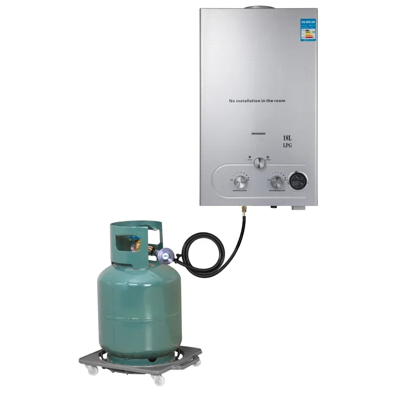 124KW Instant type Gas Water Heater Kitchen Bathroom 380V Instant Gas Hot Water Heater Boiler