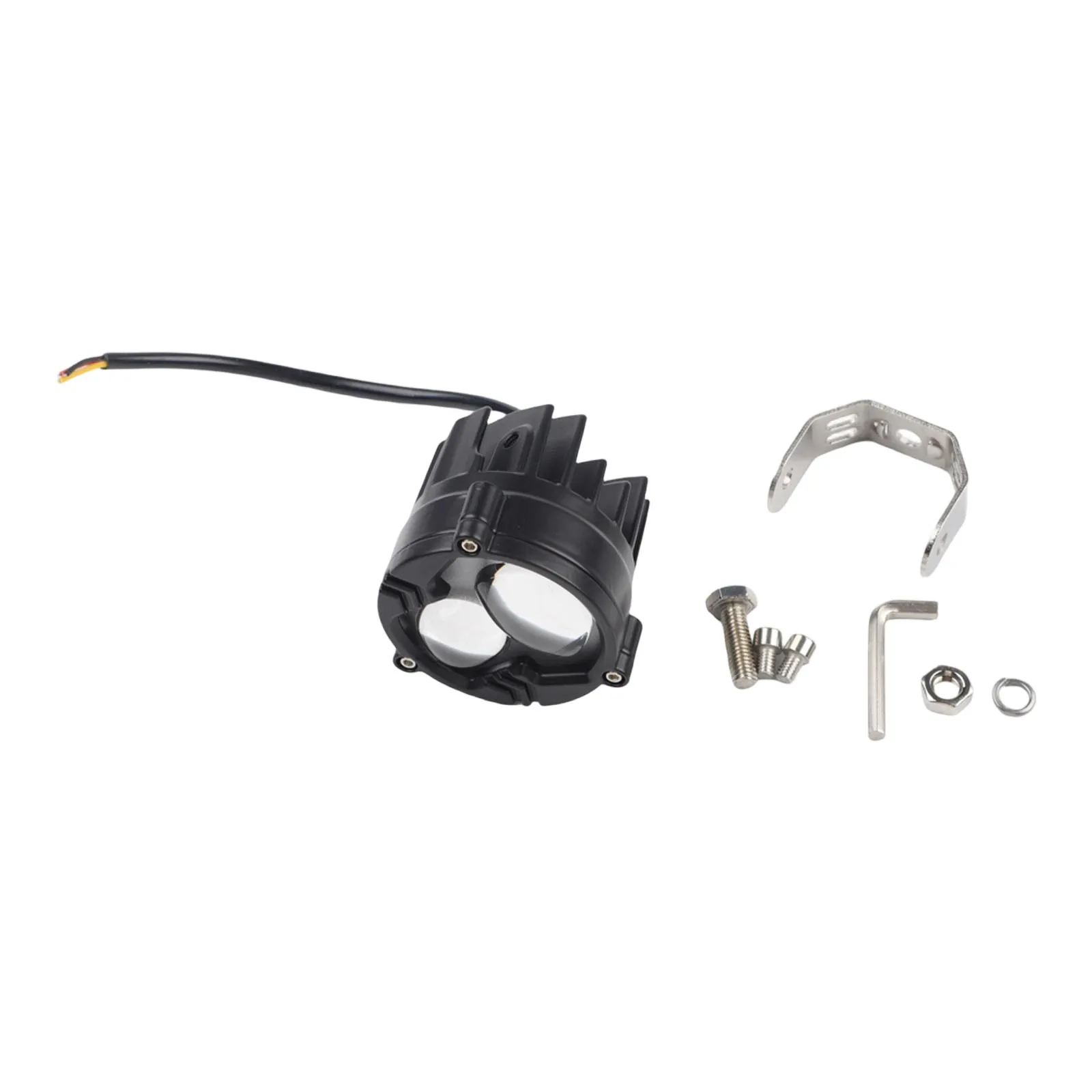Automobile LED Dual-color Headlight Automobile Headlight 3 Inches Work Light 3-inch Size 6000LM Brightness Mixed Light Mode