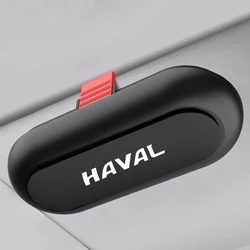 Per GWM Haval H6 2023 F7 Dargo F7x Jolion H9 M6 H5 H2 H3 Jolyon Car parasole occhiali custodia scatola di immagazzinaggio fibbia supporto