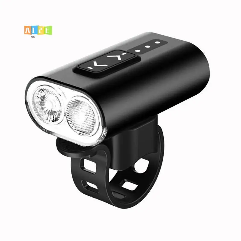 

A12E-Bicycle Light Waterproof Bike Headlight Handlebar USB LED Flashlight Cycling Scooter Front Lamp