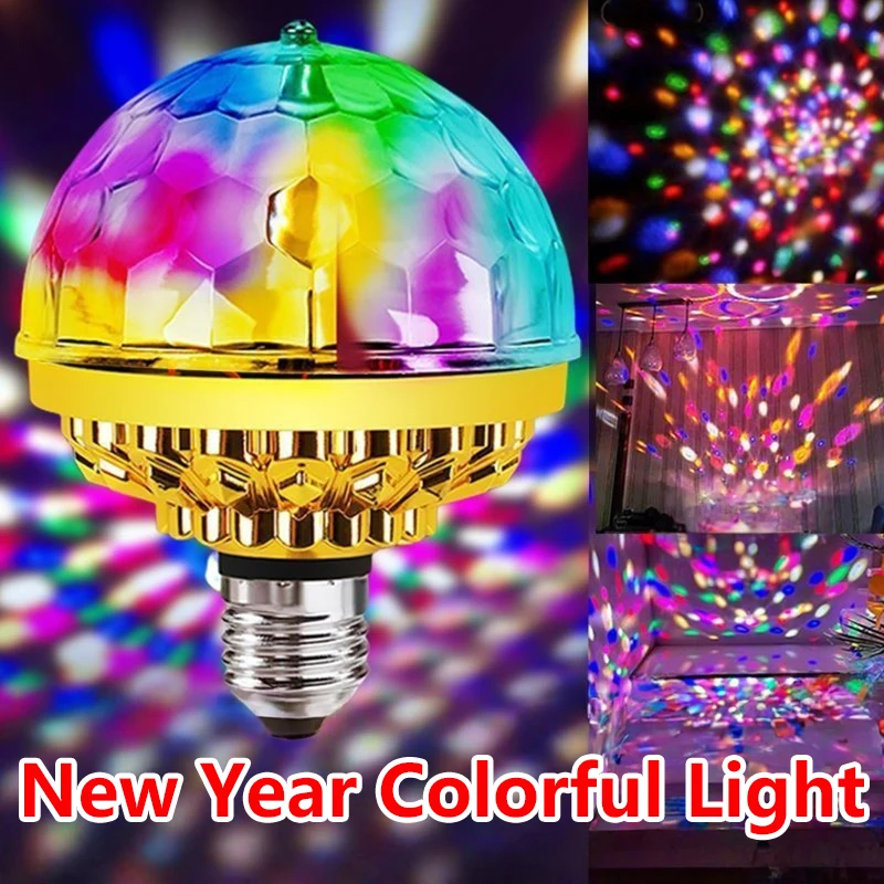 

Красочные мерцающие светодиодные диско-лампы для сцены, автоматически мигающие, волшебные световые шары, популярные в интернете, атмосферное освещение, мигающие светильники для KTV