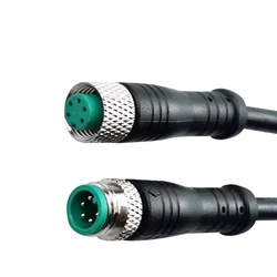 5/20PCS M9 2 3 4 5 6 Pin DC Electric Bicycle Butt Joint Plug waterproof female male Connector Wiring Scooter Brake Cable 20CM