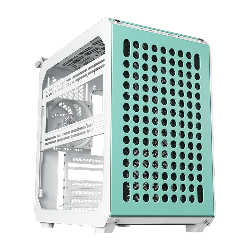 Imagem -02 - Cooler Master-mini Desktop Case Lado Transparente E-atx Motherboard Water-cooled Building Block Chassis Modularidade Qube500 280