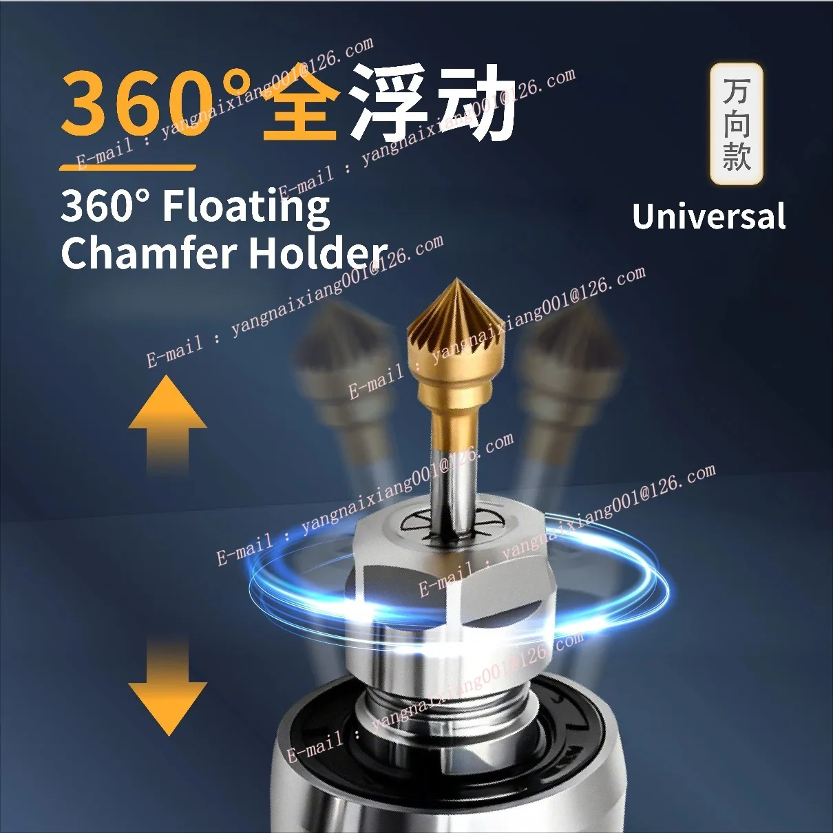 C12/16/20/25 360° Universal Telescopic Holder Flexible Deburring Artifact Trimming Toolholder Floating Chamfering Tool Holder