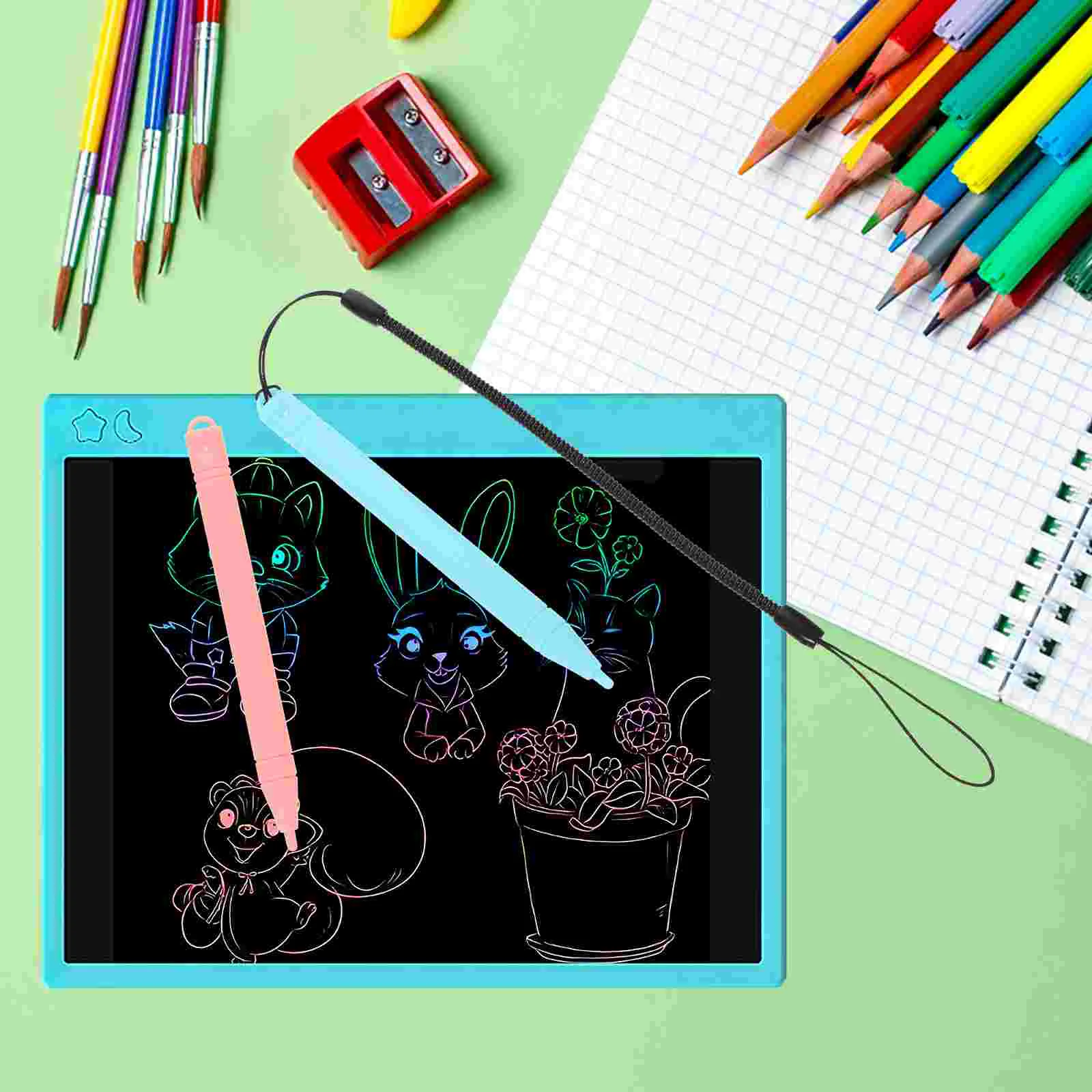 Planche à dessin LCD stylo tablette pour enfants tablettes Pad plastique écriture liquide cristal enfant