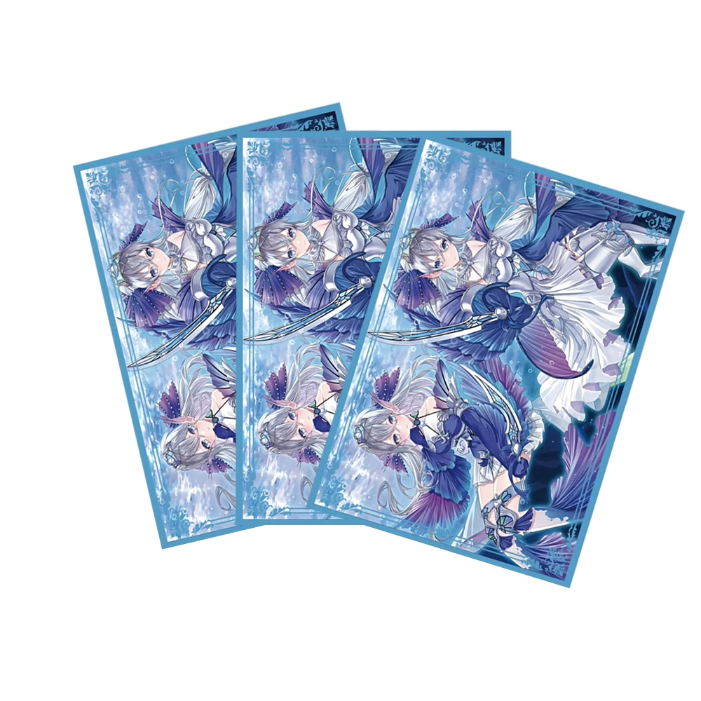 60 pz 62x89mm olografico lampeggiante carino Anime ragazze Tearlaments Merrli Card Sleeves protezione della carta di dimensioni giapponesi per