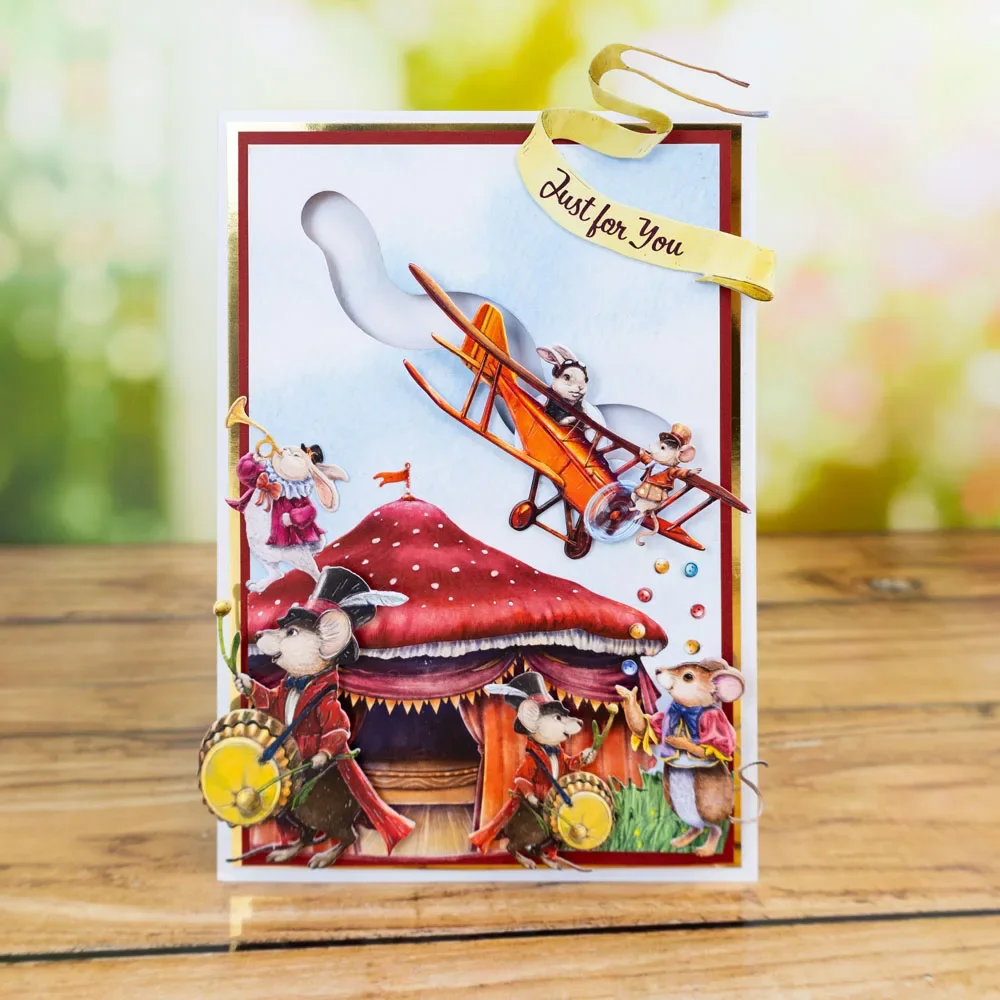 Come Fly With Me Die Set new metal cutting dies for paper DIY molds Scrapbooking die cut crafts two red robins dies
