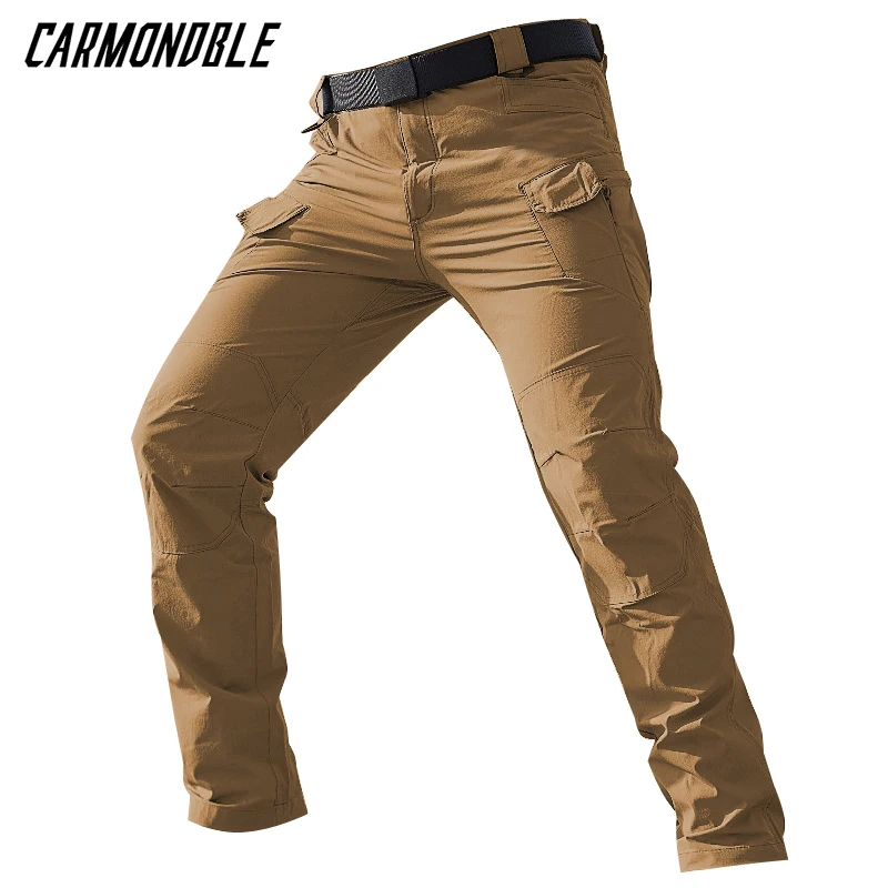 

2025 CARMONDBLE Mountain Bike Trousers Motocross Racing Road Bicycle Long Pants Cycling Bottoms Culottes Pantalones Ciclismo Mtb