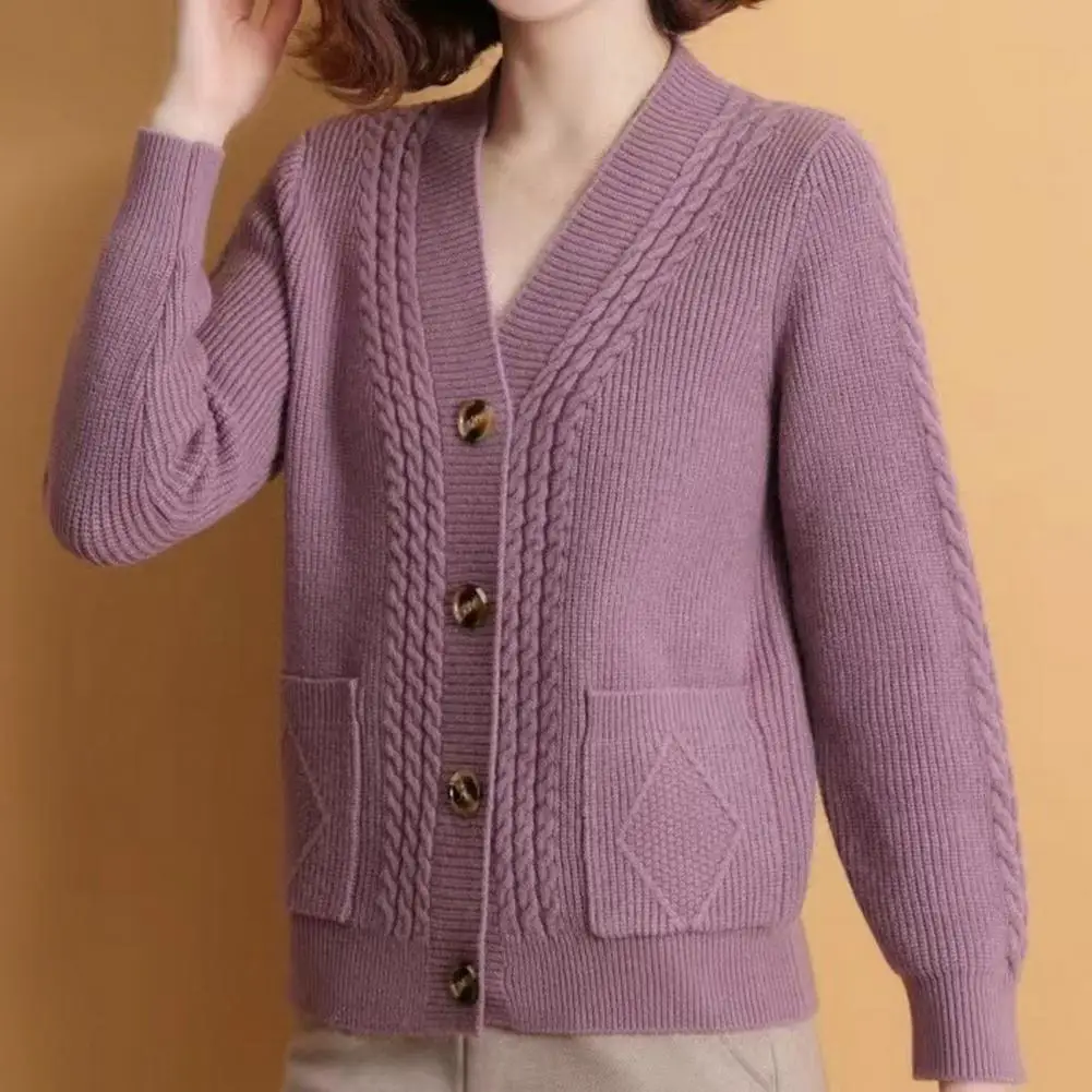 Chaqueta de primavera y otoño para mujer, cárdigan, suéter, cárdigan de punto acogedor, chaqueta para mujer, abrigo cálido para otoño e invierno