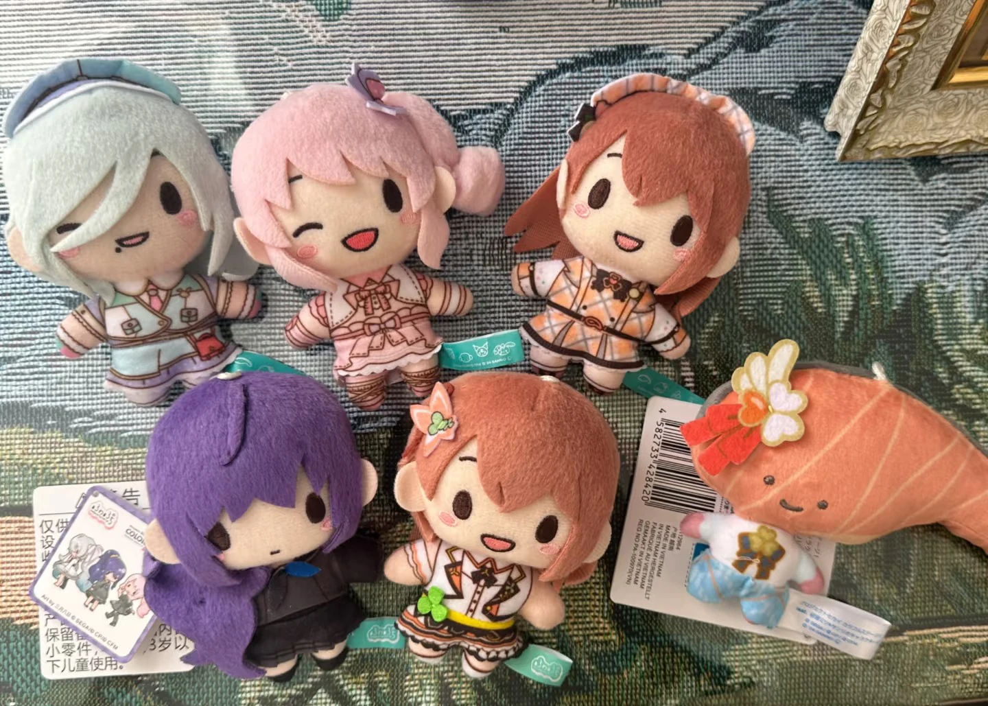 Porte-clés en peluche Project Sekai, 10cm, Asahina Mafuyu Pjsk, peluches Yoisaki Kanade Kawaii, sacs à dos, jouets d'ornements, cadeau