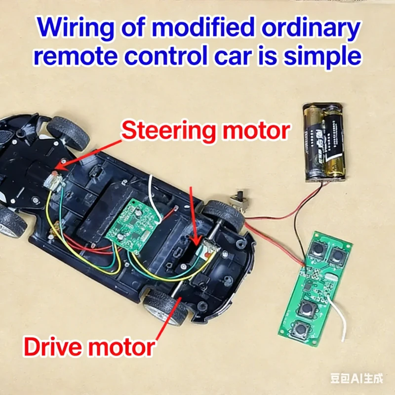 4-channel 2.4G Wireless Remote Control Receiver Board Set, Toy Car Model, Ship Model, Tank DIY Remote Control Accessories