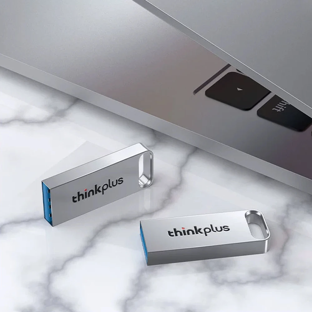 Lenovo-unidad Flash Usb 3,2, Pendrive de Metal de alta velocidad, 128GB, 64GB, 32GB, portátil, TU110