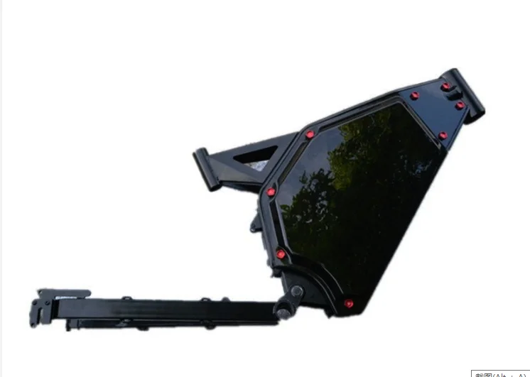 

Рамка для электрических велосипедов NBpower Enduro, черная бомбардировщик Stealth frame do 3000W/ 5000W/8000W привод электрический для велосипеда w