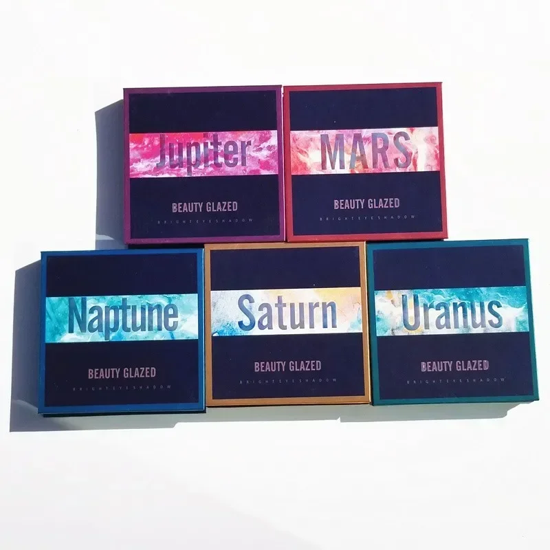 Paleta de sombras de ojos Beauty GLAZED, maquillaje de paleta resistente al agua de larga duración, brillo mate de 9 colores