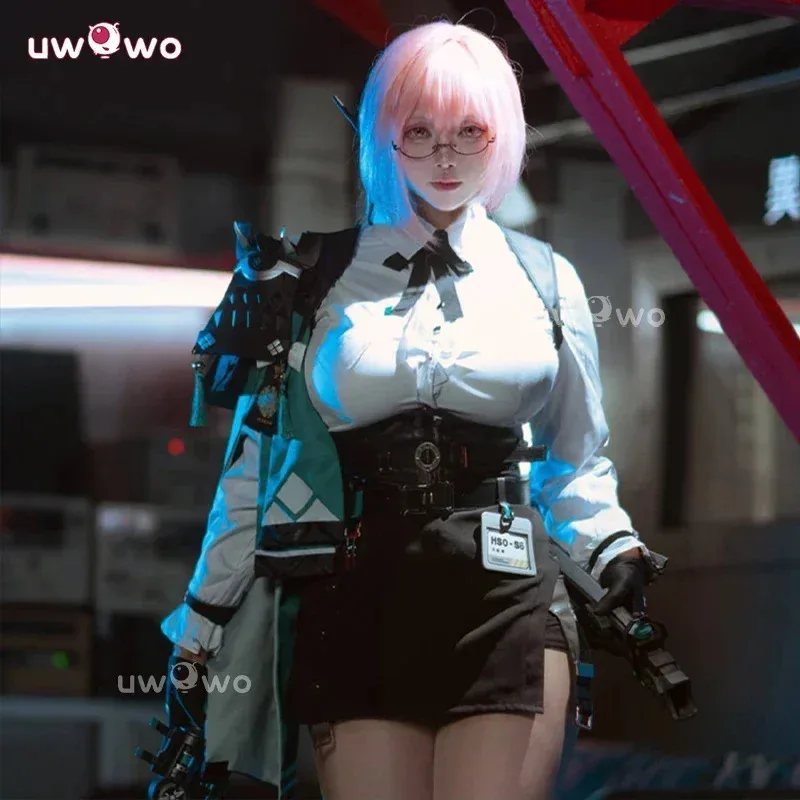 UWOWO Tsukishiro Yanagi سلسلة Collab التأثيرية: لعبة Zenless Zone Zero ZZZ Tsukishiro Yanagi أزياء تنكرية للهالوين