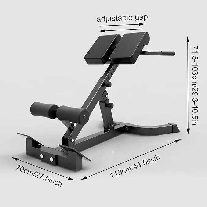 Factory Low Price Direct Supply Roman Chair Fitness Exercise Equipment Hyperextension Roman Chair for Body Building