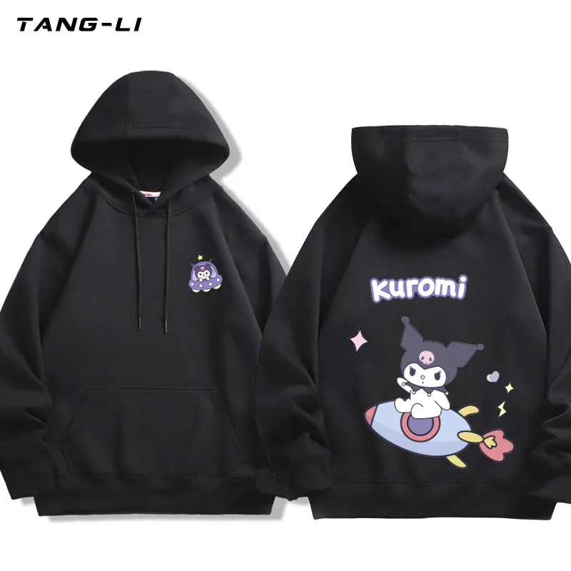 Kuromi Hoodie for Women Sanrio Hoodie Spring and Autumn Men\'s Pullover Fashion Student Hoodie Jacket Couple\'s Clothing